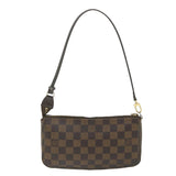Louis Vuitton Pochette Accessoire  Canvas Clutch Bag