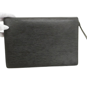 Louis Vuitton Sellier Drangonne  Leather Clutch Bag