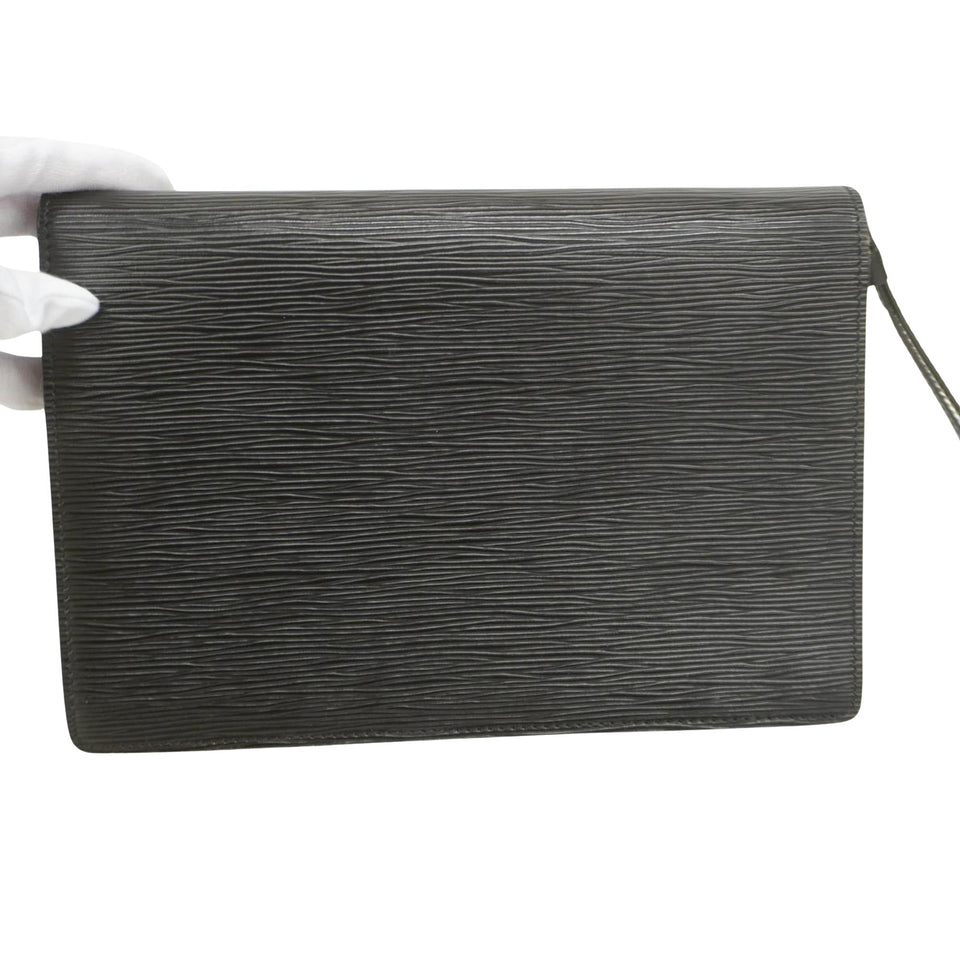 Louis Vuitton Sellier Drangonne  Leather Clutch Bag