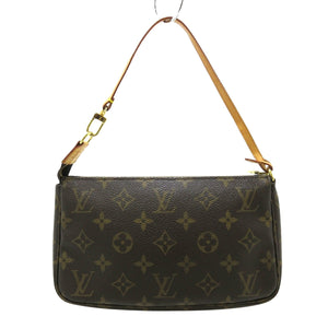 Louis Vuitton Pochette Accessoire  Canvas Clutch Bag