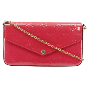 Louis Vuitton Félicie  Patent Leather Clutch Bag