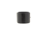 Chanel Black Silver Cuff Bracelet