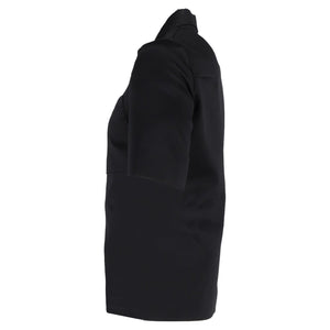 Dior Zip Front Shirt in Black Cotton