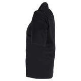 Dior Zip Front Shirt in Black Cotton
