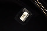 Chanel Black Diamond Quilted Shopping Tote