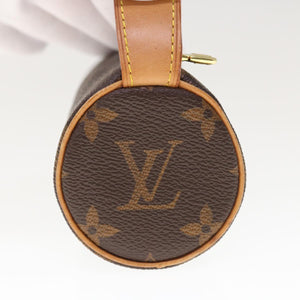 Louis Vuitton Trousse Rond  Canvas Clutch Bag