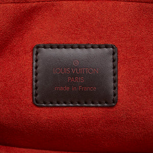 Louis Vuitton Damiere Sarria Horizontal Handbag N51282 Brown PVC Leather  Louis Vuitton