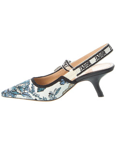 Dior J'Adior Embroidered Slingback Pump