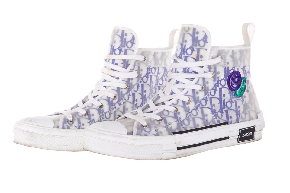 Dior Men's Kenny Scharf B23 High-Top Sneakers SZ 45