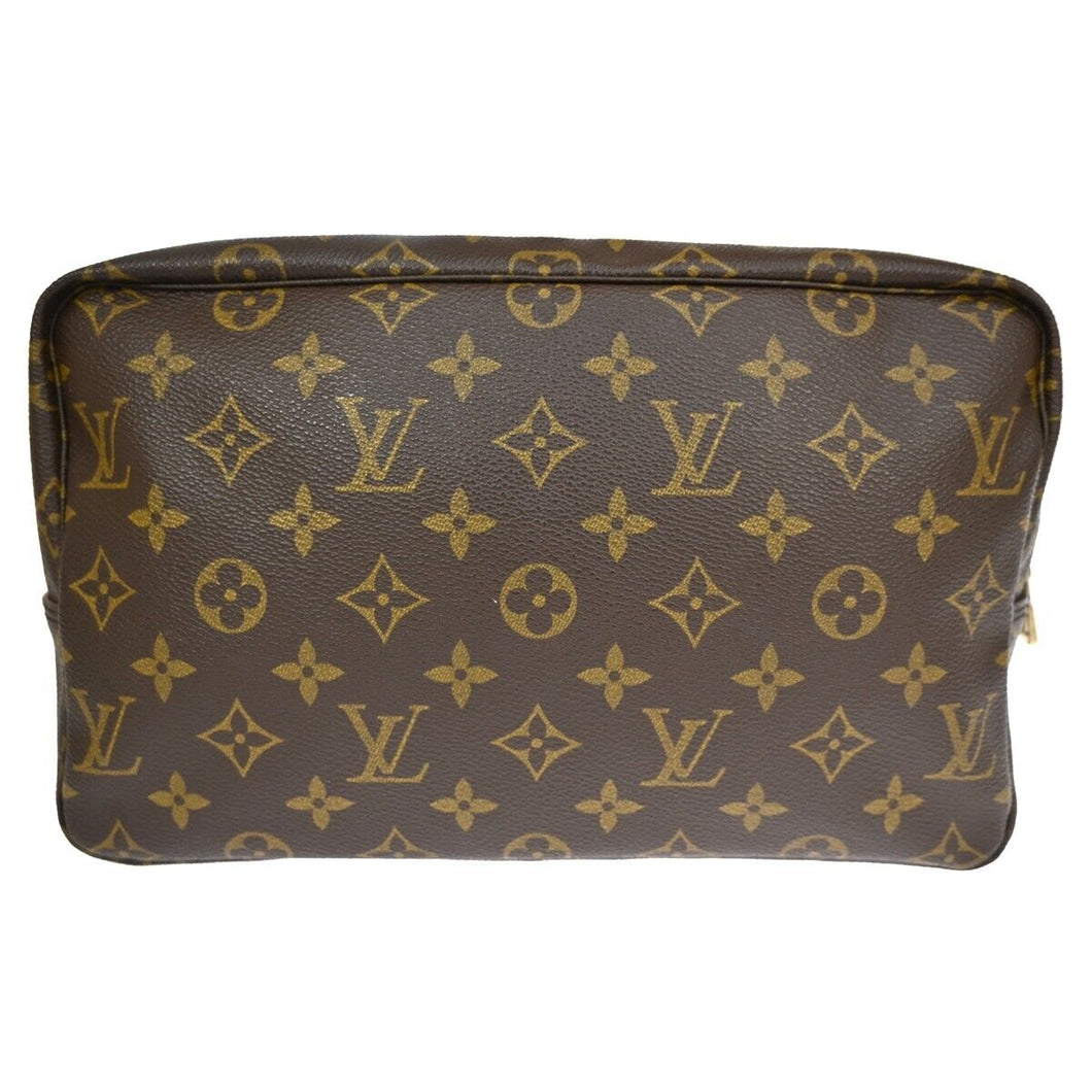 Louis Vuitton Trousse Toilette 28  Canvas Clutch Bag