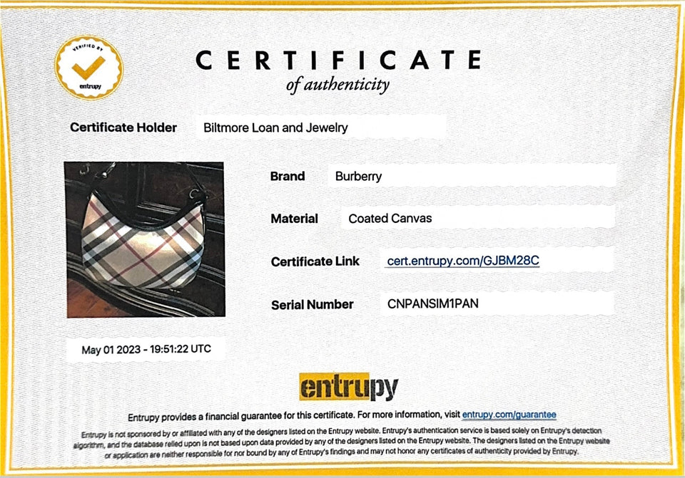 Burberry Barton Hobo Bag