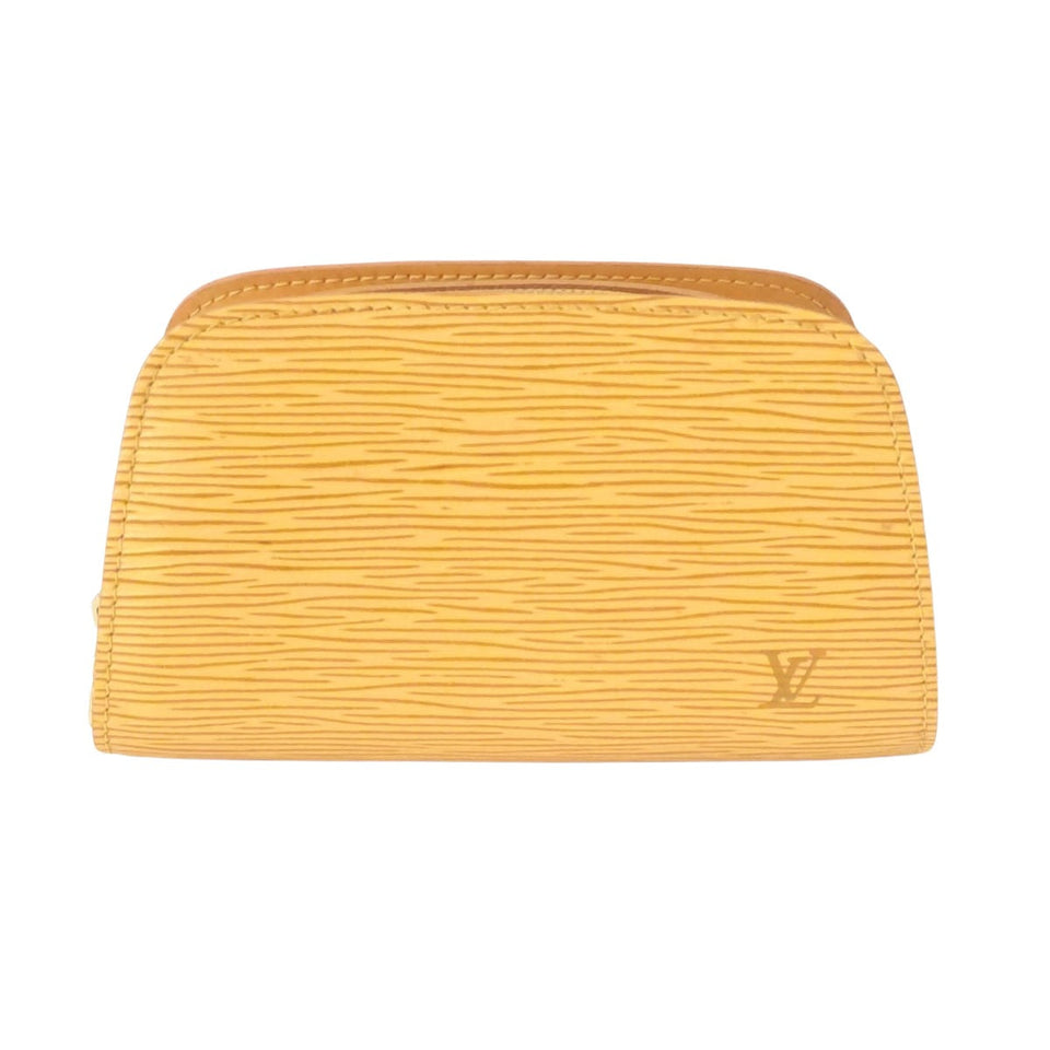 Louis Vuitton Dauphine  Leather Clutch Bag