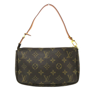 Louis Vuitton Pochette Accessoire  Canvas Clutch Bag