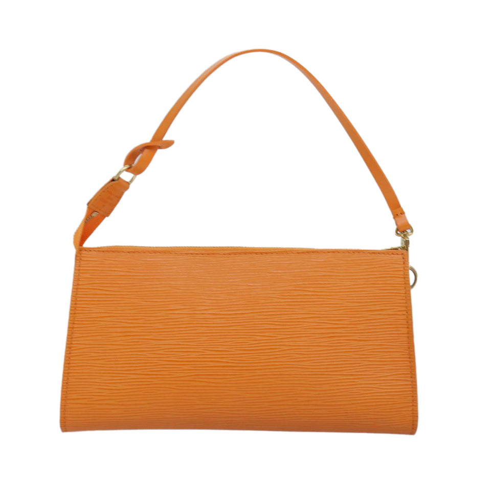Louis Vuitton Pochette Accessoire  Leather Clutch Bag