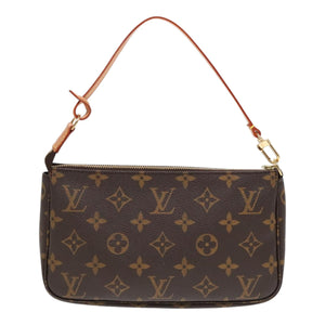 Louis Vuitton Pochette Accessoire  Canvas Clutch Bag