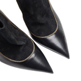 Louis Vuitton Zippoint PinHill Short Boots MA0134 Black Gold Leather Suit  Louis Vuitton