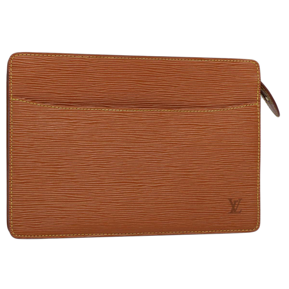 Louis Vuitton Pochette Homme  Leather Clutch Bag