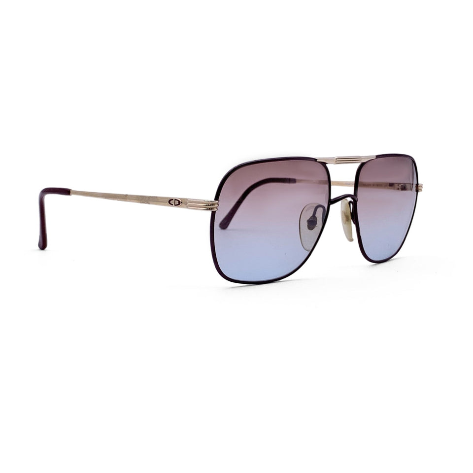 Dior Vintage Metal Sunglasses Reflected