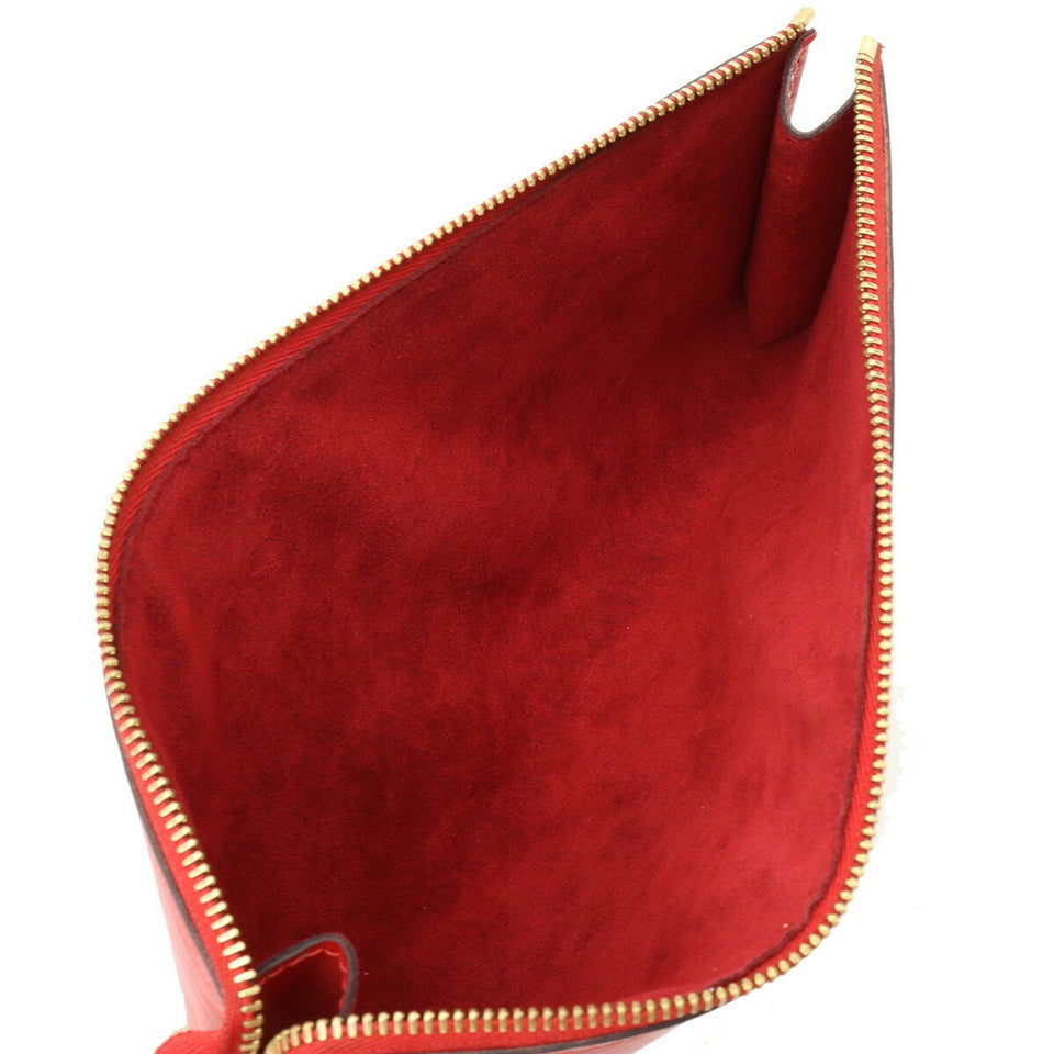 Louis Vuitton Pochette Accessoires  Leather Clutch Bag
