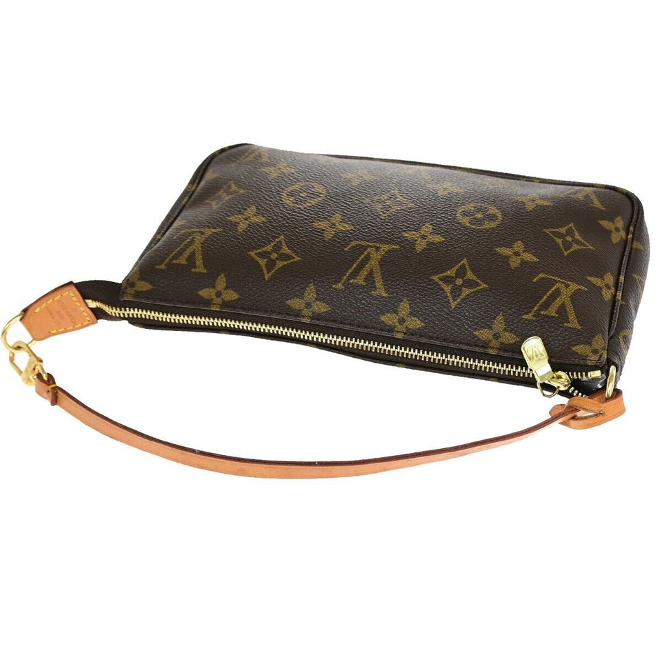 Louis Vuitton Pochette Accessoires  Canvas Clutch Bag