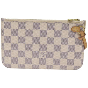 Louis Vuitton Neverfull Pouch  Canvas Clutch Bag