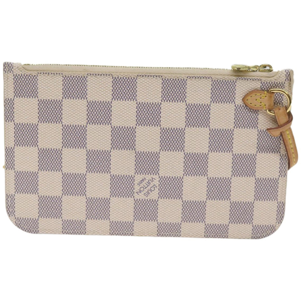 Louis Vuitton Neverfull Pouch  Canvas Clutch Bag