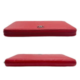 Chanel Red Camellia Wallet