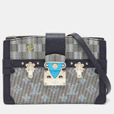 Louis Vuitton Damier Monogram Canvas Lv Pop Trunk Clutch Bag
