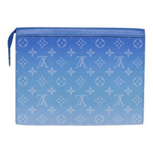 Louis Vuitton Pochette Voyage  Canvas Clutch Bag