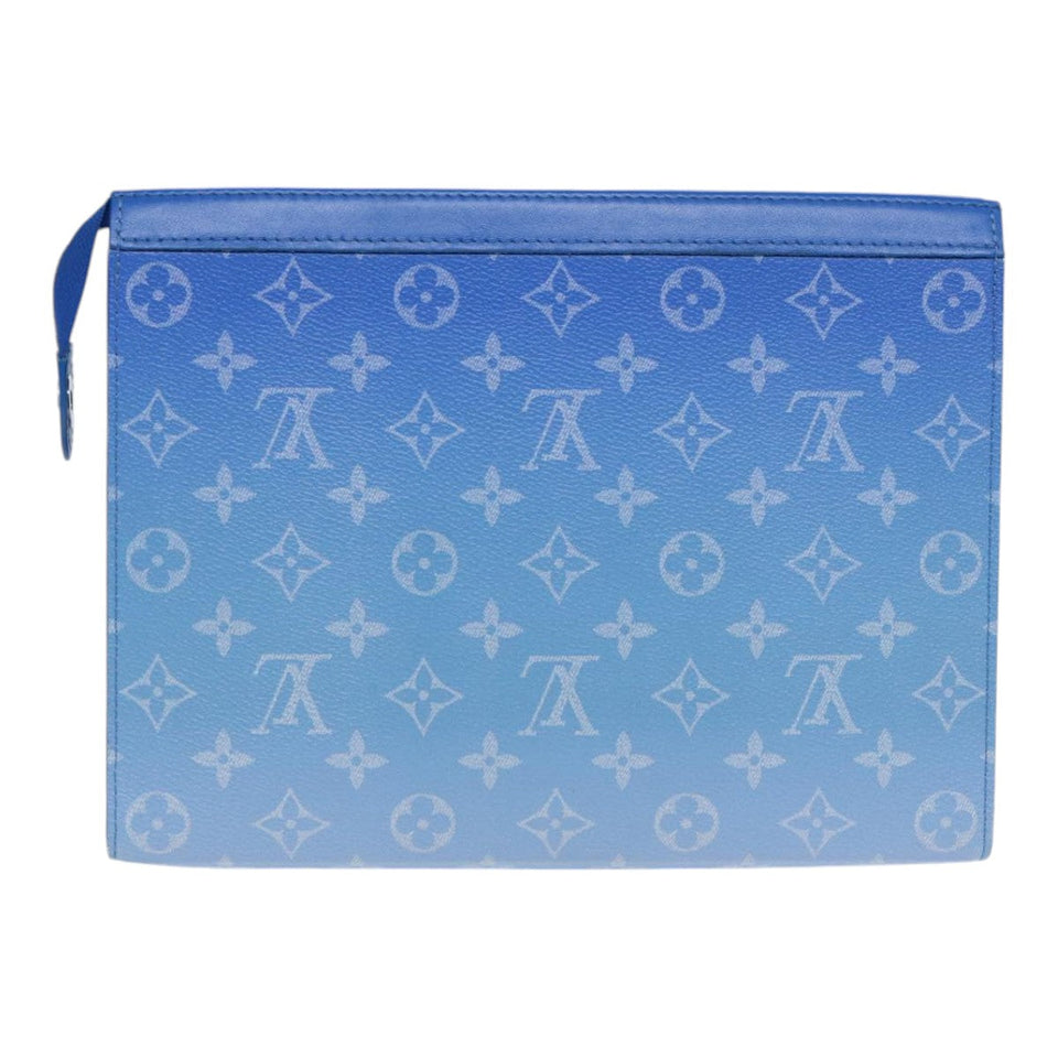Louis Vuitton Pochette Voyage  Canvas Clutch Bag