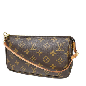Louis Vuitton Pochette Accessoires  Canvas Clutch Bag