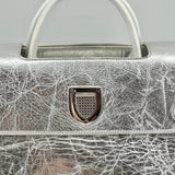 CHRISTIAN DIOR Medium Diorever silver bag