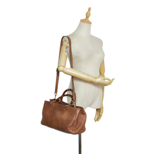 Gucci Bamboo Shopper Medium Beige Brown