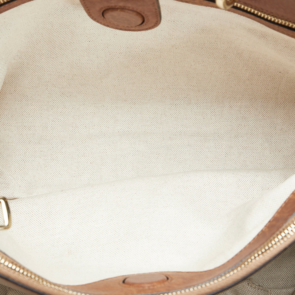 Gucci Bamboo Shopper Medium Beige Brown