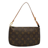 Louis Vuitton Pochette Accessoire  Canvas Clutch Bag