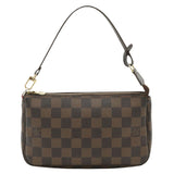 Louis Vuitton Pochette Accessoire  Canvas Clutch Bag