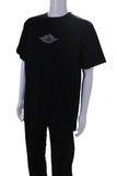 Dior Mens Short Sleeves Pullover Tee Shirt Black Cotton