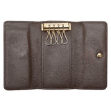 Louis Vuitton Damier Multicle 4 4 Series Keycase N62631 Brown PVC Leather  Louis Vuitton
