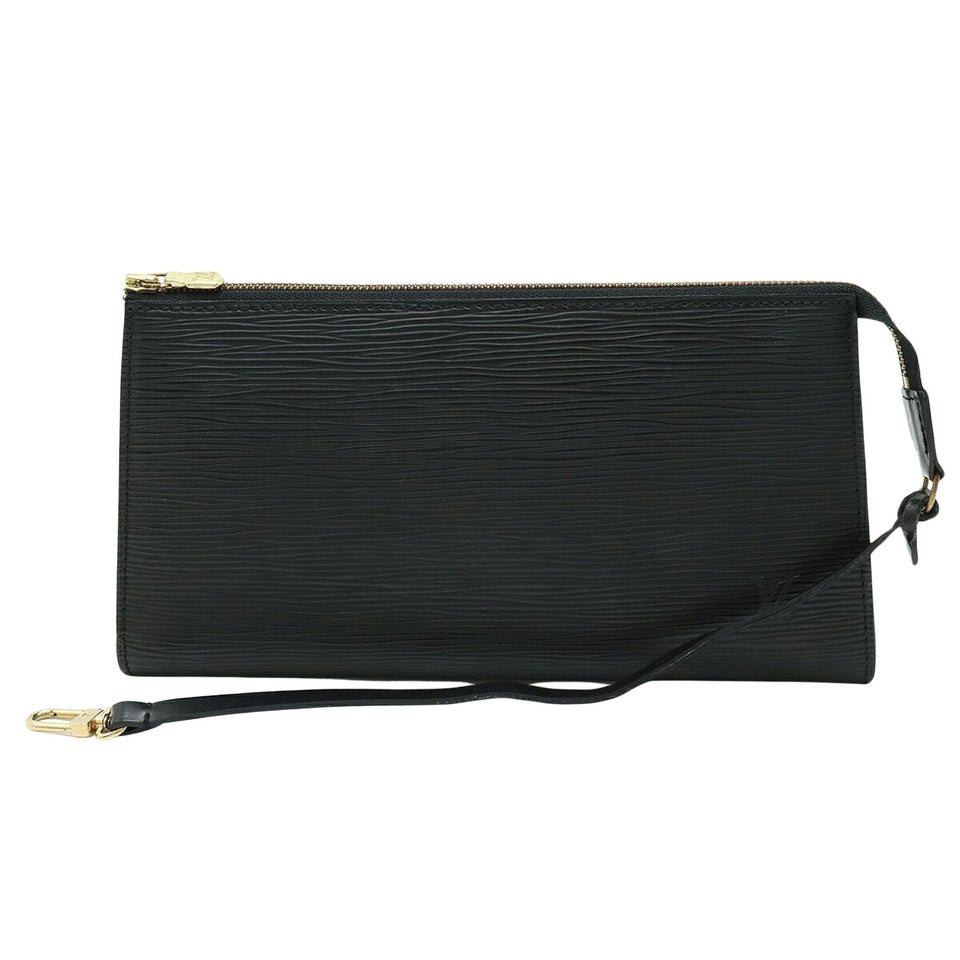 Louis Vuitton Pochette Accessoire  Leather Clutch Bag