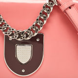Dior Pink Brushed Leather Small Diorama Club Shoulder Bag