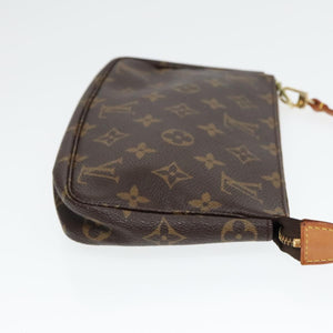 Louis Vuitton Pochette Accessoire  Canvas Clutch Bag