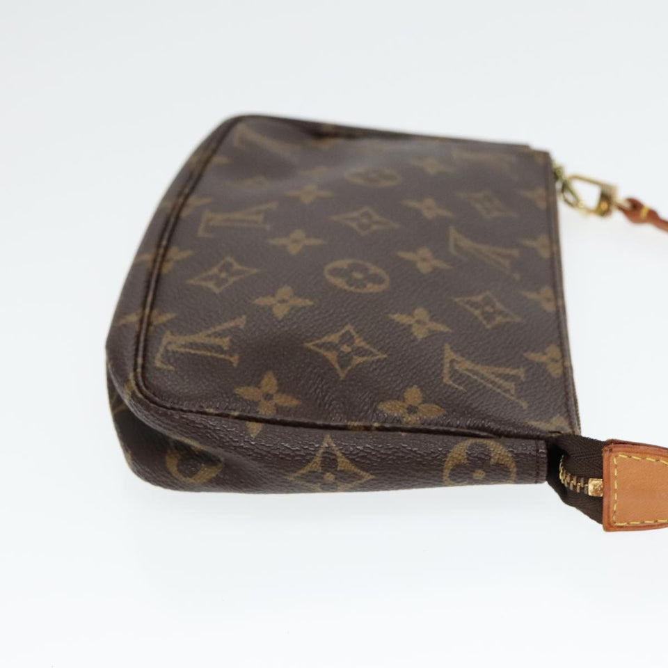 Louis Vuitton Pochette Accessoire  Canvas Clutch Bag