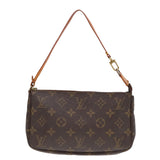 Louis Vuitton Pochette Accessoire  Canvas Clutch Bag