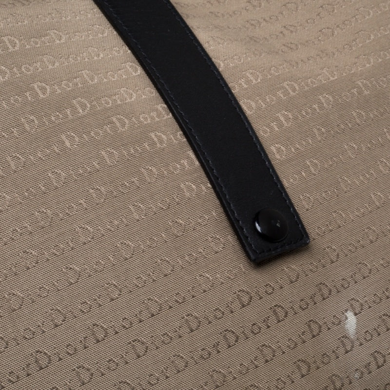 Dior  Oblique Canvas And Mesh Shoulder Bag