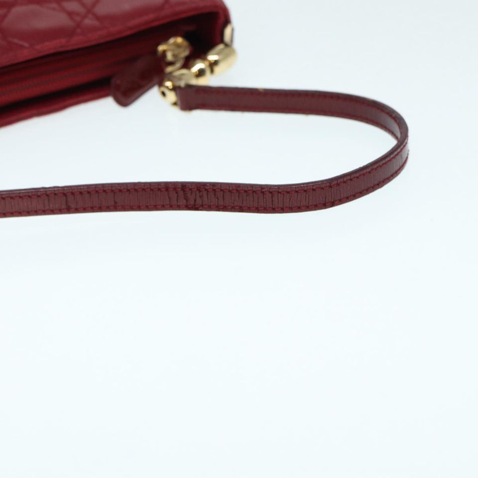 Dior Cannage Lady  Leather Clutch Bag