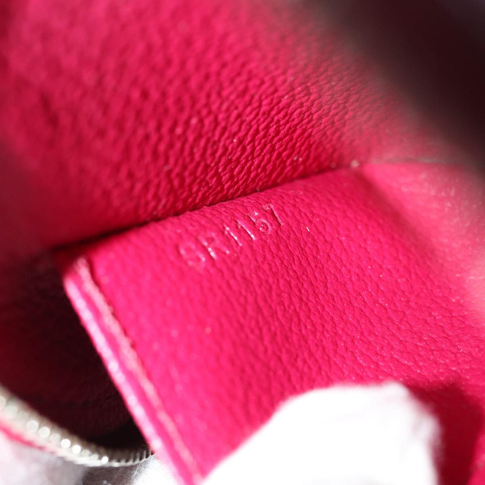 Louis Vuitton Cosmetic Pouch  Leather Clutch Bag