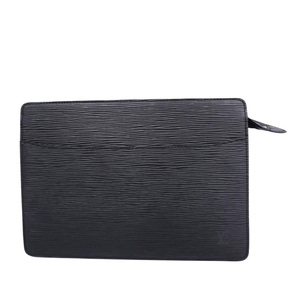 Louis Vuitton Pochette Homme  Leather Clutch Bag