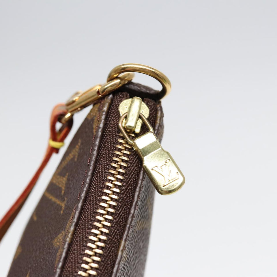 Louis Vuitton Pochette Accessoire  Canvas Clutch Bag