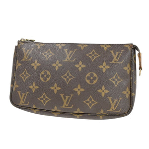 Louis Vuitton Pochette Accessoires  Canvas Clutch Bag
