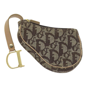 Dior Saddle  Canvas Clutch Bag